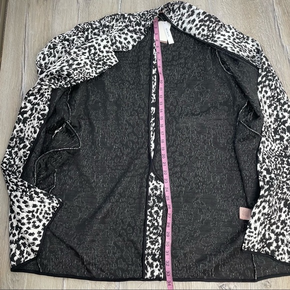 Philosophy Apparel Jacquard Open Front Jacket Sz 1X - Picture 7 of 13